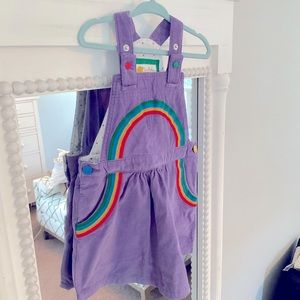 NWOT Mini Biden Kids Corduroy Pinafore Dress 3-4Y